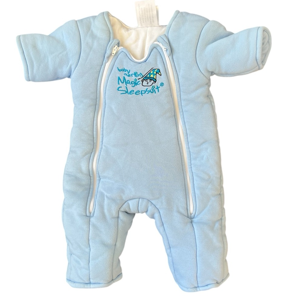 Baby Merlin’s Magic Sleepsuit Blue 3-6 Months